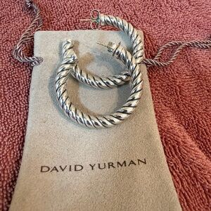 David Yurman Sculpted Hoop Earrings